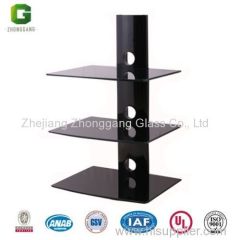 Glass DVD Shelf/Glass DVD Rack/DVD Wall Mount/DVD Shelf Brackets