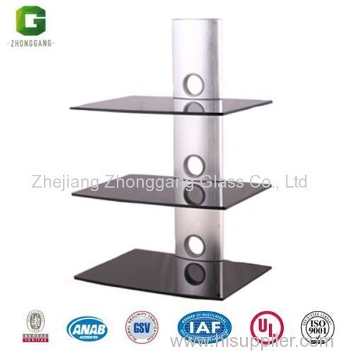 Glass Shelf for DVD/Glass Shelf for AV Components/Glass Rack for DVD/Glass Rack for AV Components