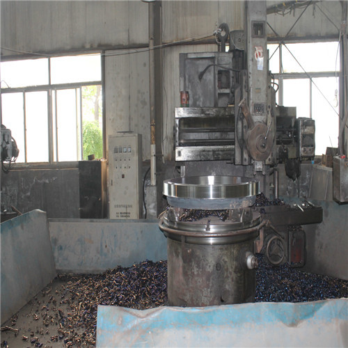 The flange processing machine