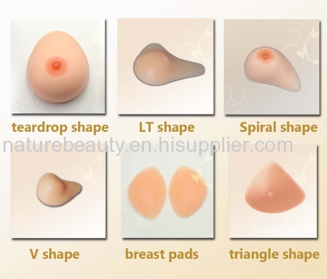 Hot sell silicone breast forms for mastectomy with OEM logo printing 
