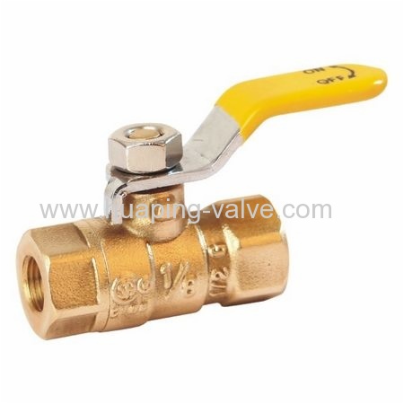 2-Piece Brass Mini Ball Valve