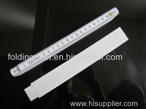 High quality 2 meter metal connecting plastic folding ruler