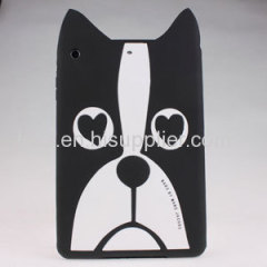hot selling silicone case for ipad mini with dog desgin