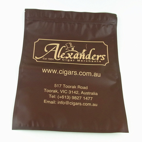 BIG cigar plastic bag with zipper