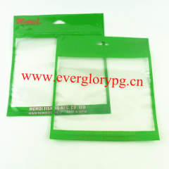 Clear zipper biodegradable plastic bags