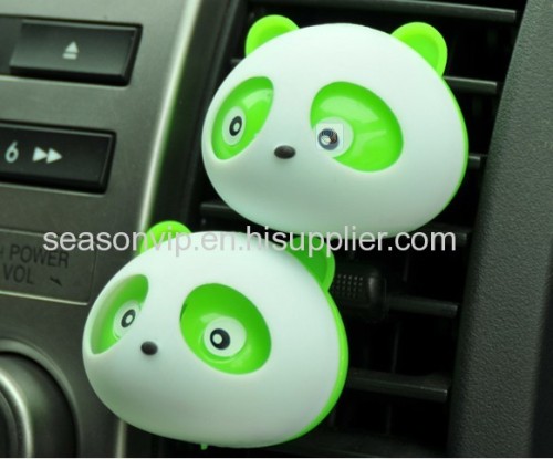 Panda car AC air freshener with shaking eyes