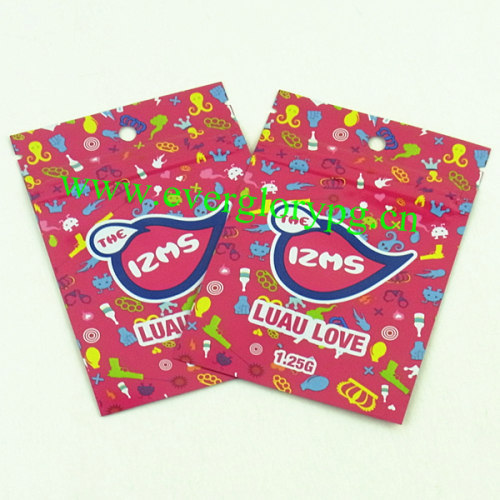 custome printed mylar foil ziplock bag
