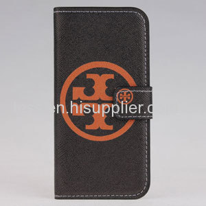 brand new leather case for iphone 5G with back color