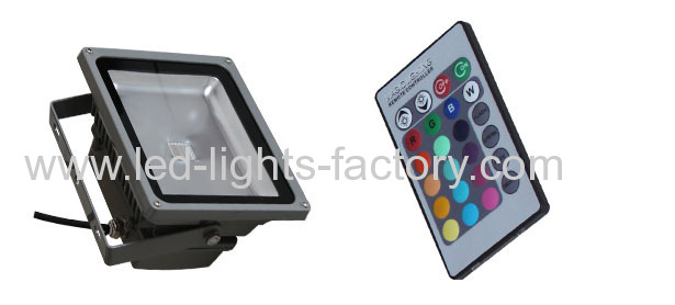 50w RGB Color changing led flood lights with remote control