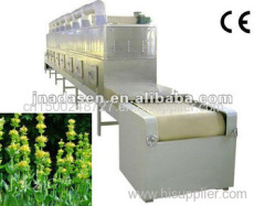 Medical gentian dryer and sterilizer equipment--microwave drying and sterilization machine for herbs