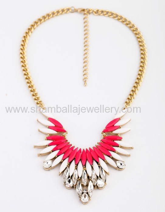 wholesale rhinesrone bib collar shourouk necklaces fashion jewelry