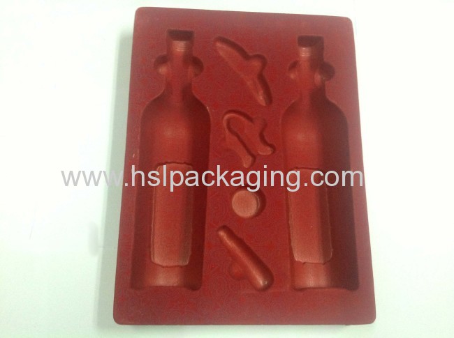 High quality PS flocking tray