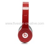 2013 Beats by Dr Dre Solo HD Headphones Red