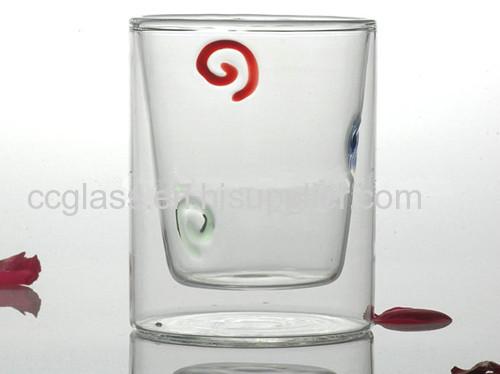 Double Wall Insulated Borosilicate Glass Cups