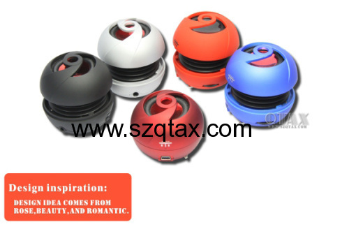 classic Mini portable bass speaker for MP, iPhone iPod MP3