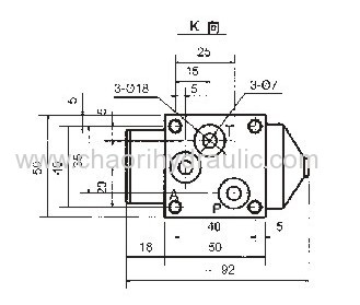 ball type electro magnetic cross valve