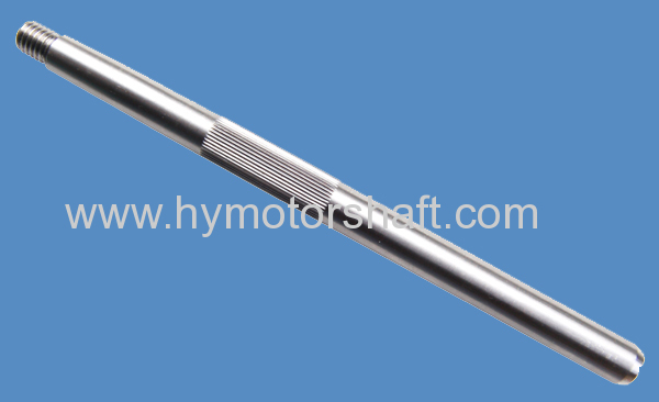 Carbon steel fuel pump motor shaft