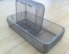 Stainless steel Wire Mesh medical sterilization Basket(L480xW250xH50mm)