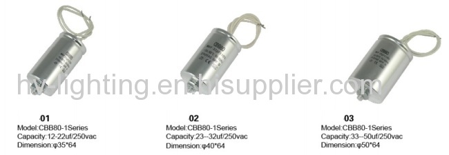Capacitor for Lighting 12uf to 50 uf
