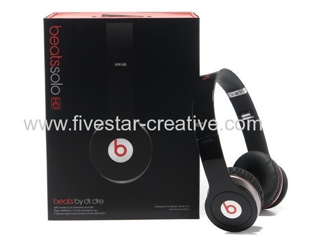 2013 Beats by Dr Dre Solo HD Headphones Black