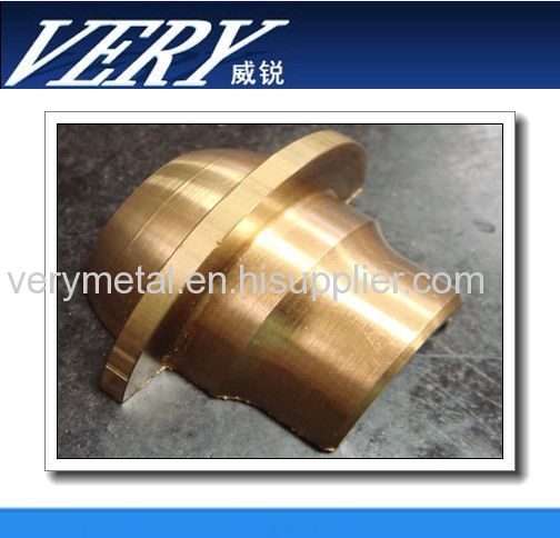 bronze cnc machined parts flange smooth surface precise china
