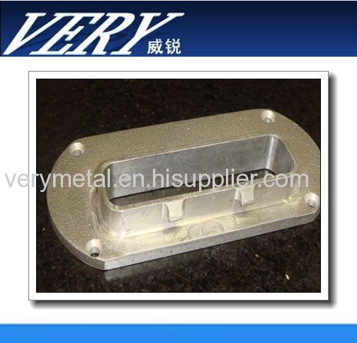 Al6061-T6 aluminum base plate with sand blasting 3/8thickness or thicker