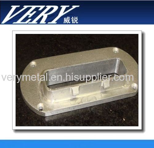 Al6061-T6 aluminum base plate with sand blasting 3/8" thickness or thicker