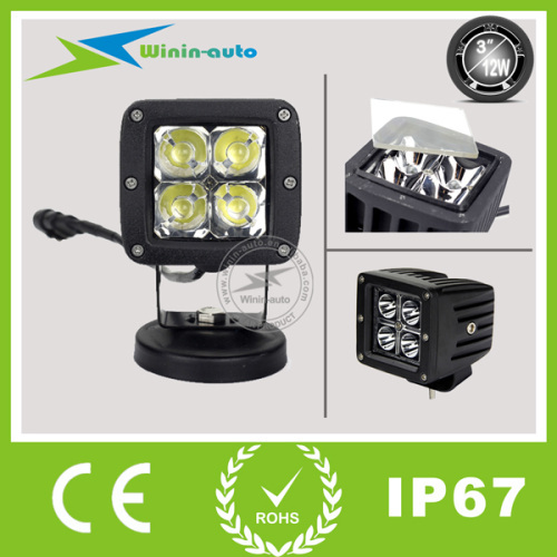 12W Square cree LED Work Light for boat 950LUMEN WI3122