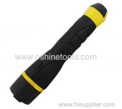 3 LED Rubber Flashlight- 2*AA