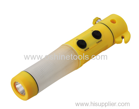 LED emergency flashlight tool