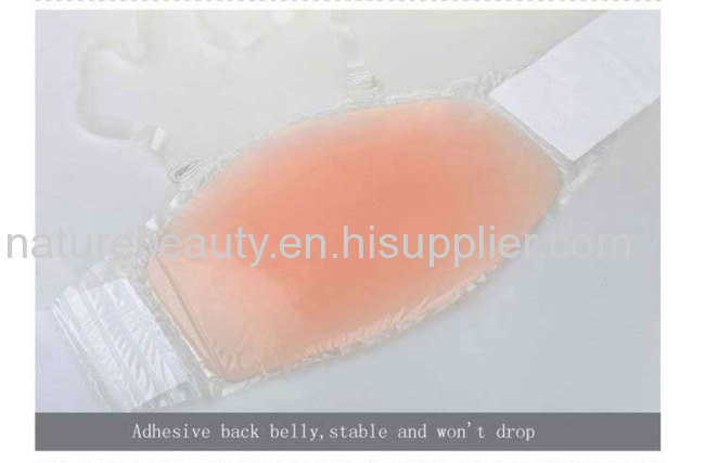 Easy to get baby tummy with NatureBeauty silicone fake pregnant belly