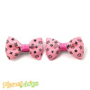 Pink pet hair bow