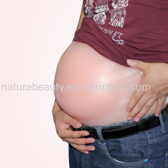 Colored silicone artificial pregnant tummy for false pregnant