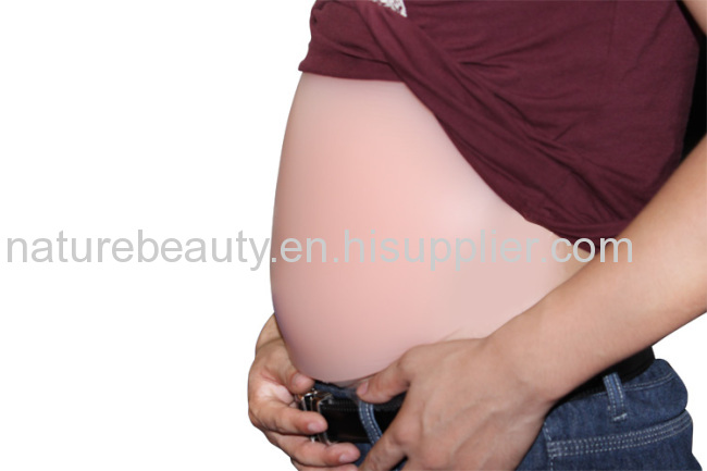 Colored silicone artificial pregnant tummy for false pregnant