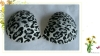 Classic leopard design fabric Silicone Invisible Bra