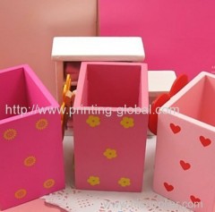 Hot stamping printing film for pencil container(plastic/Acrylic/ glass and wooden)