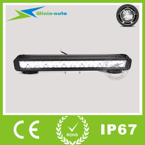 20inch 120W spot beam LED Driving light bar for Jeep 8100 Lumens WI9011-120