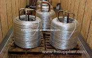 High tensile automatic baling wire for baling machines