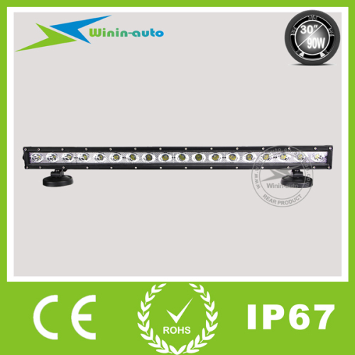 30inch 90W CREE Chips LED spot beam Light Bar IP67 for toyota Motor 8100 Lumen WI9012-90