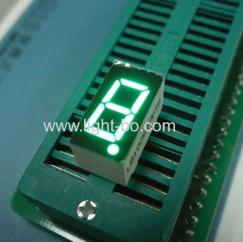 Ultra bright white single digit 0.36 common anode 7 segment led display for instrument panel