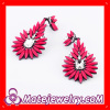 fashionable costume jewellery shourouk flower earrings for women 2013