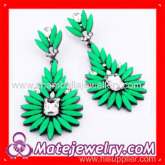 fashionable costume jewellery shourouk flower earrings for women 2013