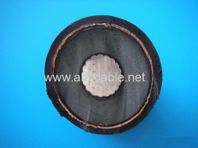 110KV high voltage single core XLPE power cable