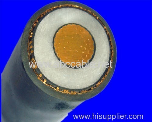 110KV high voltage single core XLPE power cable