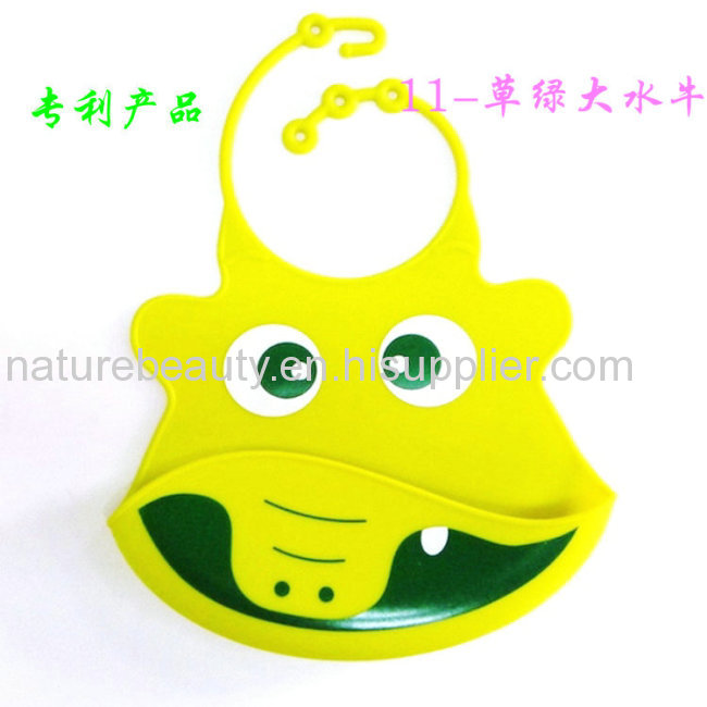 Silicone waterproof baby bibs not Disposable bibs