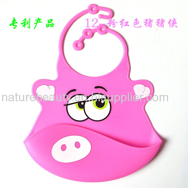 Silicone waterproof baby bibs not Disposable bibs