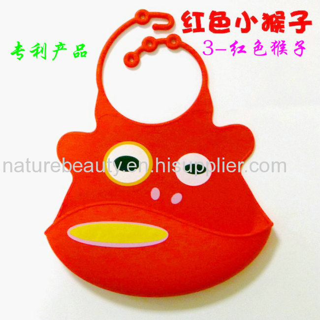 FDA Silicone personalized baby bibs for 6 month to toddlers baby bib Wholesale