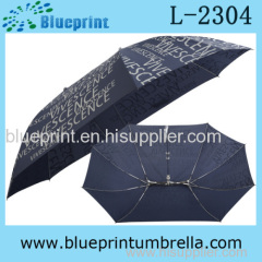 Aluminum Auto Open Straight 2 People Umbrella with Pouch