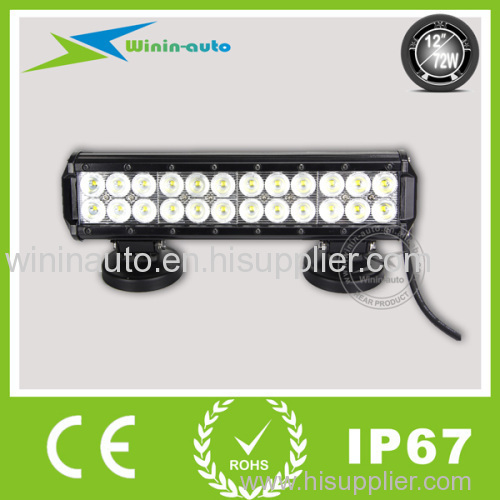 2013 New 12inch 72W CREE LED light bar for IP67 Truck 5700 Lumen WI9022-72