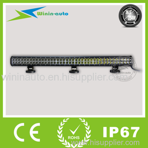 2013 hot sale 36.5inch 234W CREE high power LED driving light bar IP67 for Mining truck 18500 Lumen WI9022-234